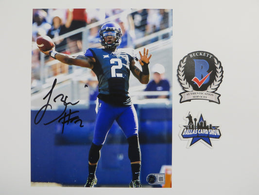 TREVONE BOYKIN TCU HORNED FROGS SIGNED 8x10 PHOTO Passing BAS