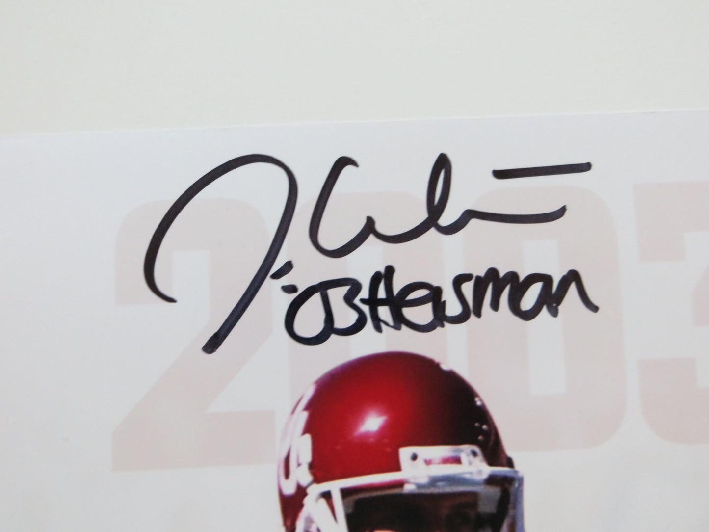OKLAHOMA OU SOONERS HEISMAN BILLY SIMS STEVE OWENS JASON WHITE SIGNED Custom 16x20 BAS