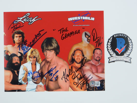 INVESTABILIA by the DALLAS CARD SHOW SIGNED 8x10 Red PHOTO Von Erich +MORE BAS