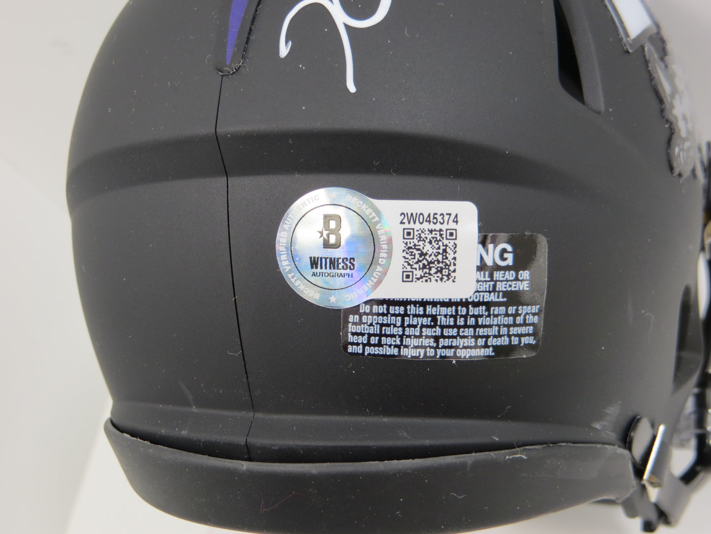 KaVONTAE TURPIN SIGNED TCU HORNED FROGS MINI HELMET Dallas Cowboys BAS COA