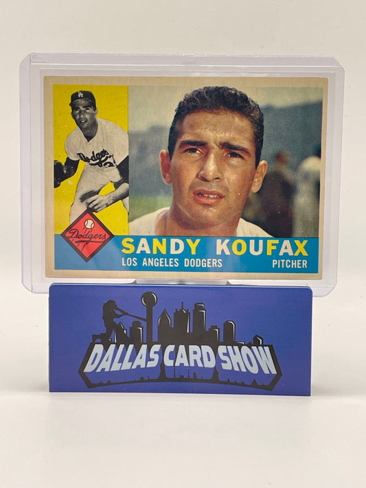1960 Topps Sandy Koufax #343 Los Angeles Dodgers
