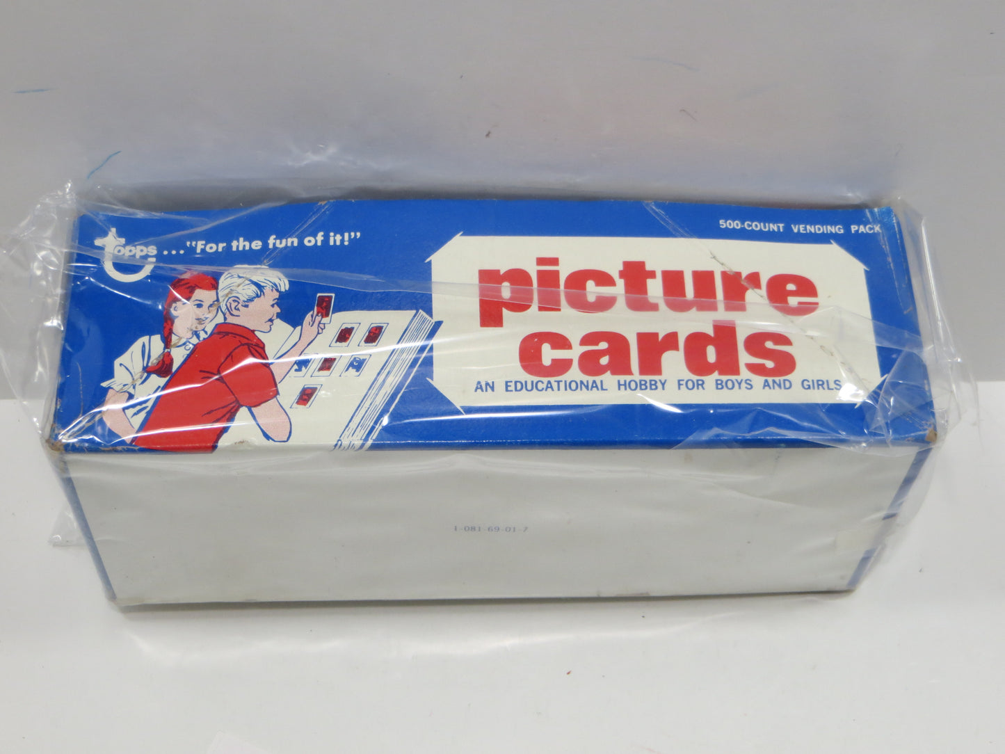 1981 TOPPS BASEBALL VENDING EMPTY BOX