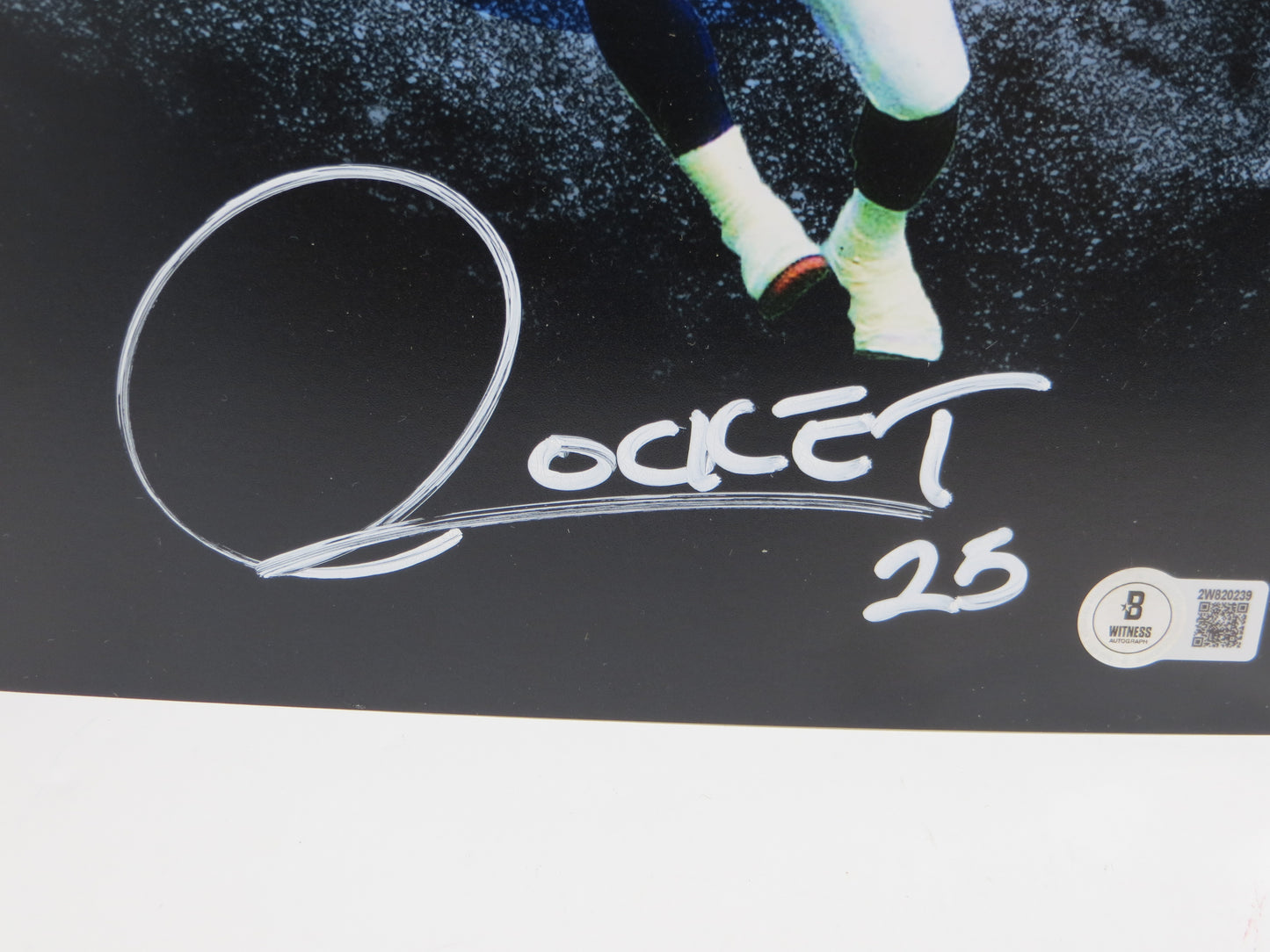 RAGHIB ROCKET ISMAIL TORONTO ARGONAUTS SIGNED 8x10 PHOTO LOGO BAS