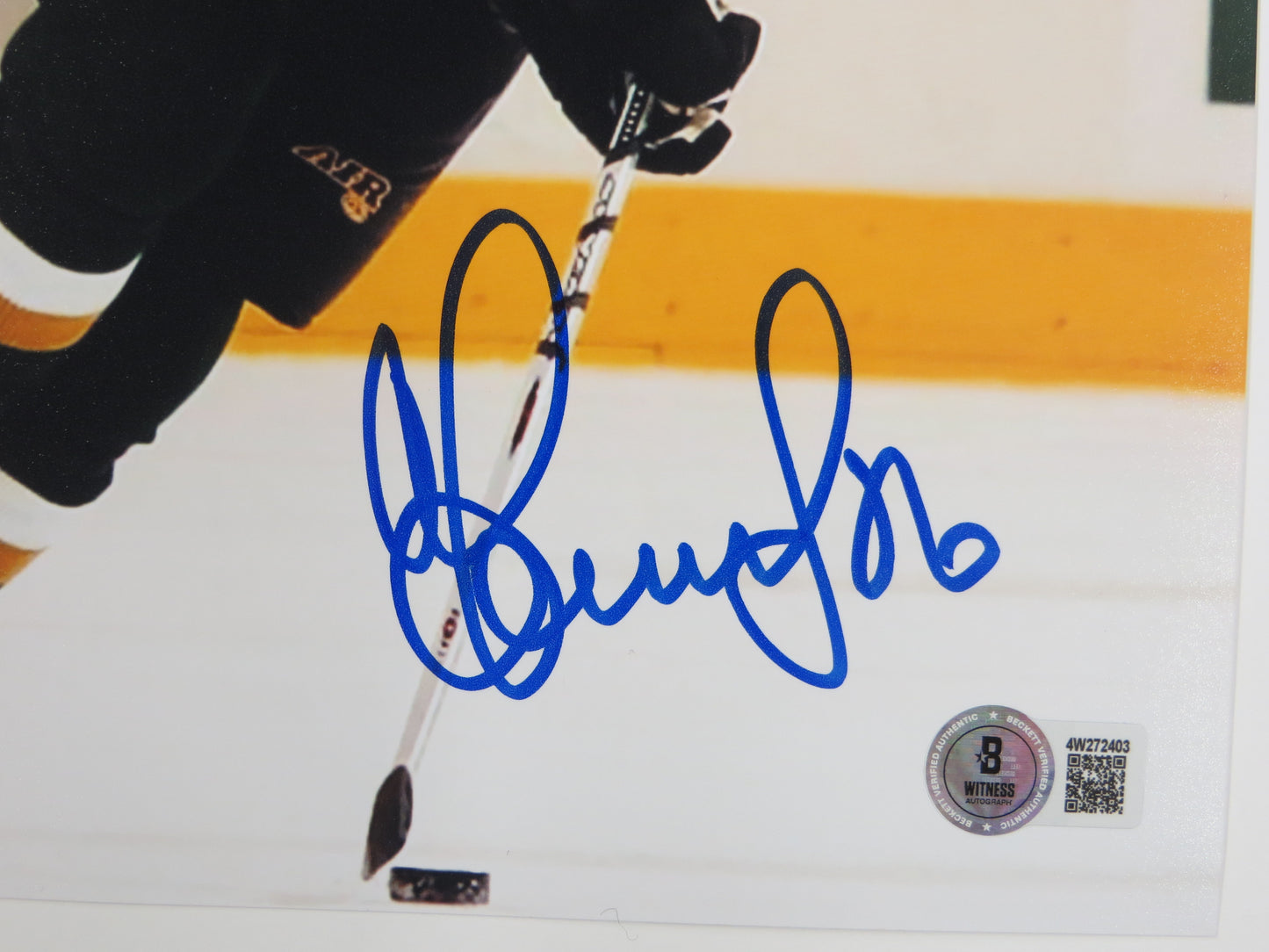 SERGEI ZUBOV DALLAS STARS SIGNED On Ice PHOTO Soviet Union RUSSIA BAS