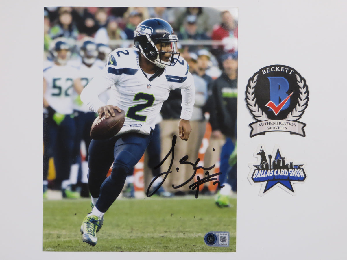 TREVONE BOYKIN SEATTLE SEAHAWKS SIGNED 8x10 PHOTO TCU BAS