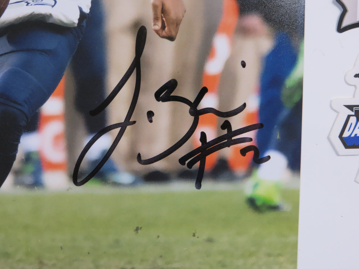 TREVONE BOYKIN SEATTLE SEAHAWKS SIGNED 8x10 PHOTO TCU BAS
