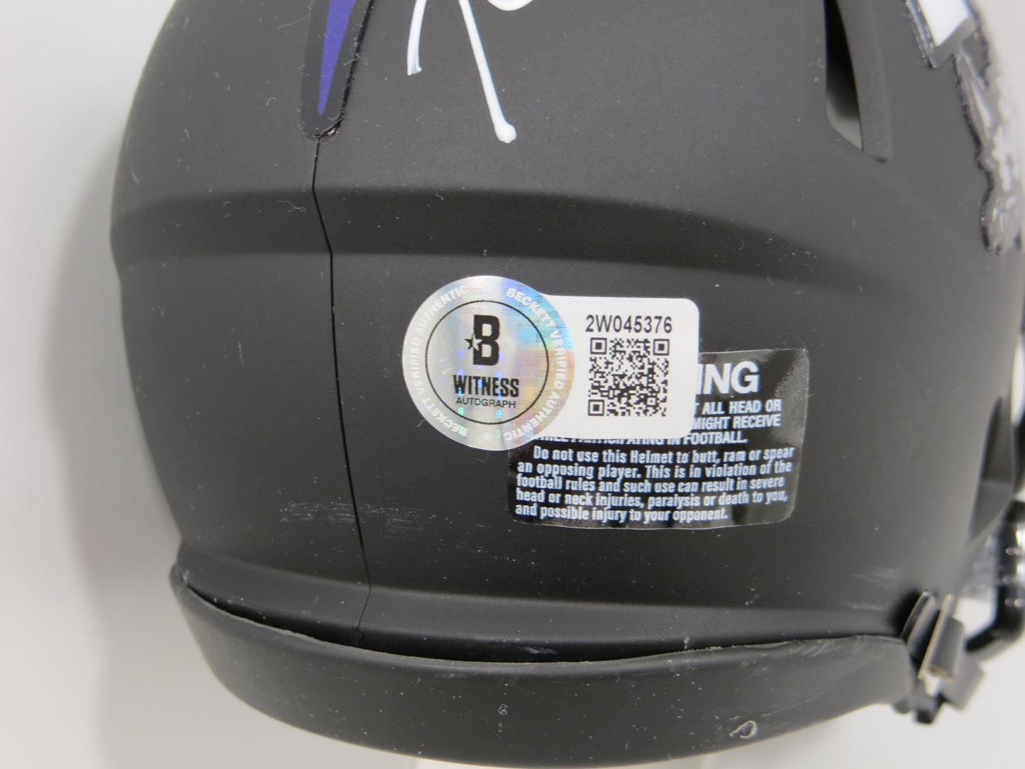 KaVONTAE TURPIN SIGNED TCU HORNED FROGS MINI HELMET Dallas Cowboys BAS COA