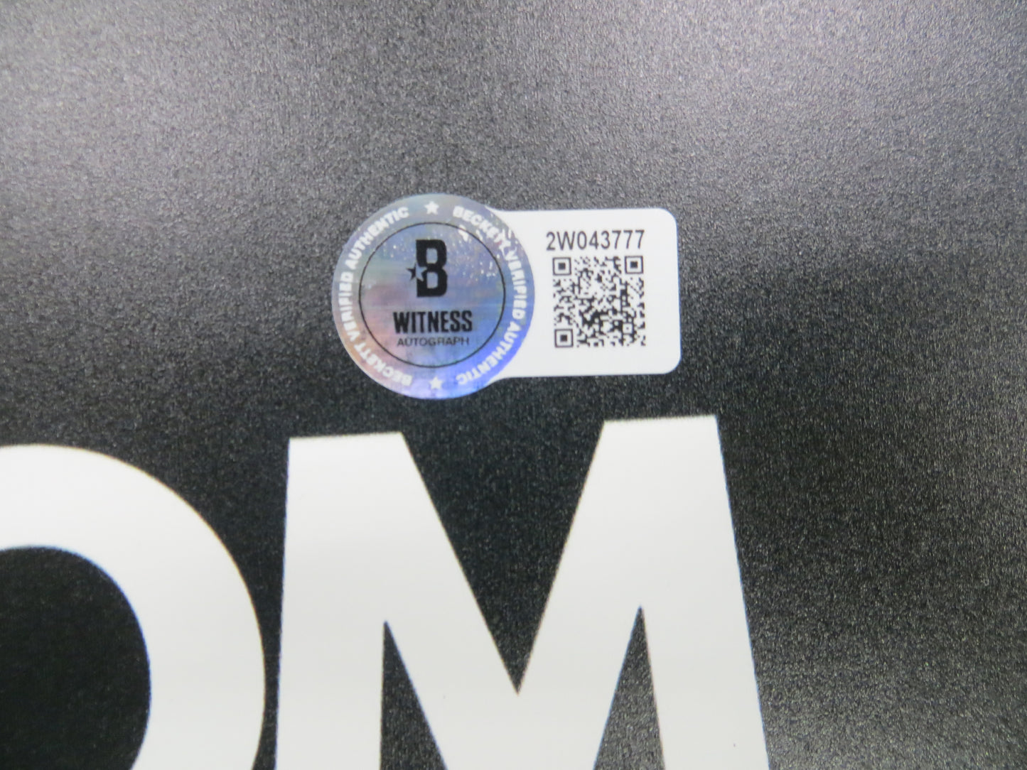 EUGENE LOCKHART DALLAS COWBOYS SIGNED Dallas Card Show 24x36 FOAM BOARD BAS COA