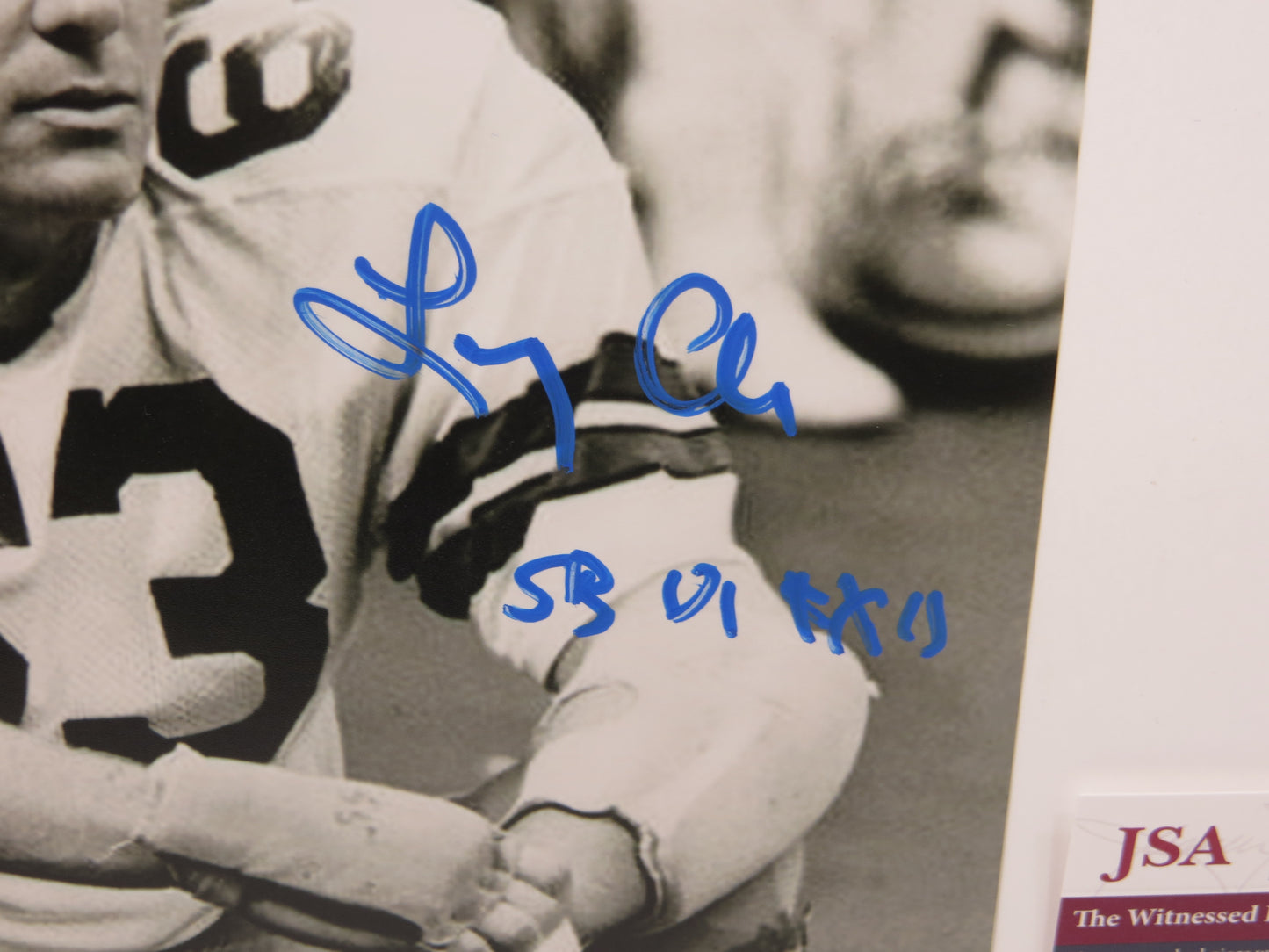 LARRY COLE Dallas Cowboys SIGNED 8x10 PHOTO w/SB VI & XII JSA COA