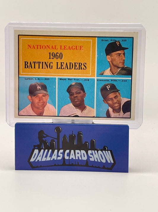 1961 Topps Set-Break # 41 NL Batting Leaders