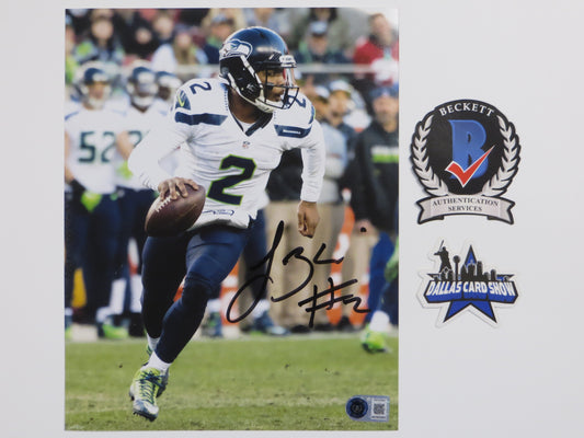 TREVONE BOYKIN SEATTLE SEAHAWKS SIGNED 8x10 PHOTO TCU BAS