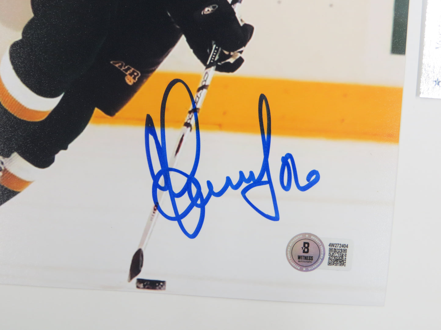 SERGEI ZUBOV DALLAS STARS SIGNED On Ice PHOTO Soviet Union RUSSIA BAS