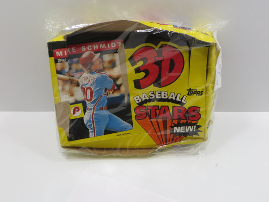 1985 TOPPS BASEBALL 3D BASEBALL STARS EMPTY BOX
