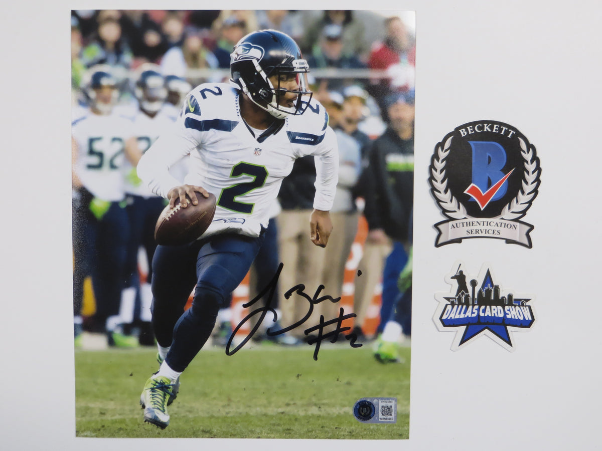 TREVONE BOYKIN SEATTLE SEAHAWKS SIGNED 8x10 PHOTO TCU BAS