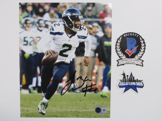 TREVONE BOYKIN SEATTLE SEAHAWKS SIGNED 8x10 PHOTO TCU BAS