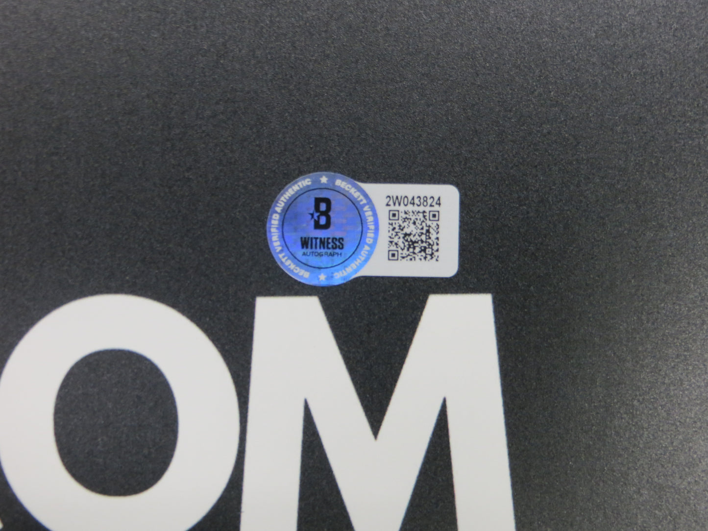 JOSH SBORZ TEXAS RANGERS SIGNED 24x36 Dallas Card Show FOAM BOARD BAS COA