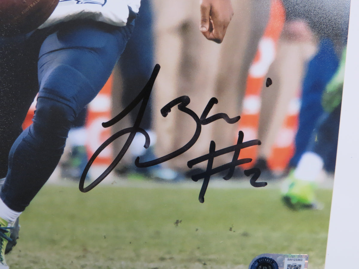TREVONE BOYKIN SEATTLE SEAHAWKS SIGNED 8x10 PHOTO TCU BAS