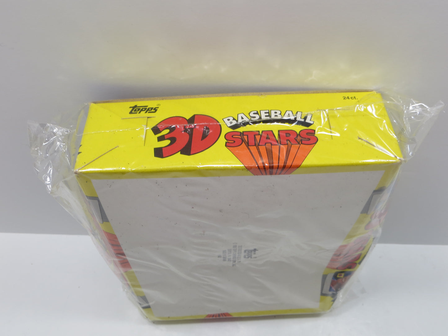 1985 TOPPS BASEBALL 3D BASEBALL STARS EMPTY BOX