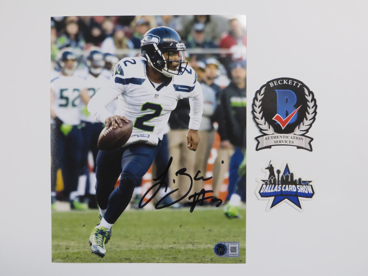 TREVONE BOYKIN SEATTLE SEAHAWKS SIGNED 8x10 PHOTO TCU BAS