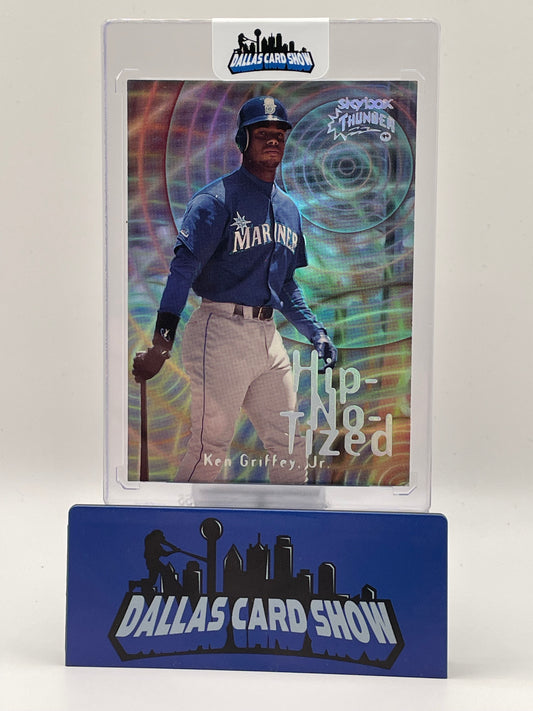 1999 Skybox Thunder #4 Ken Griffey Jr. Hip-No-Tized Mariners