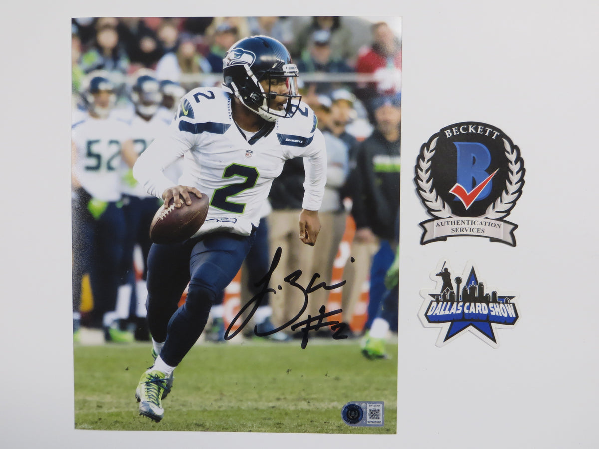 TREVONE BOYKIN SEATTLE SEAHAWKS SIGNED 8x10 PHOTO TCU BAS