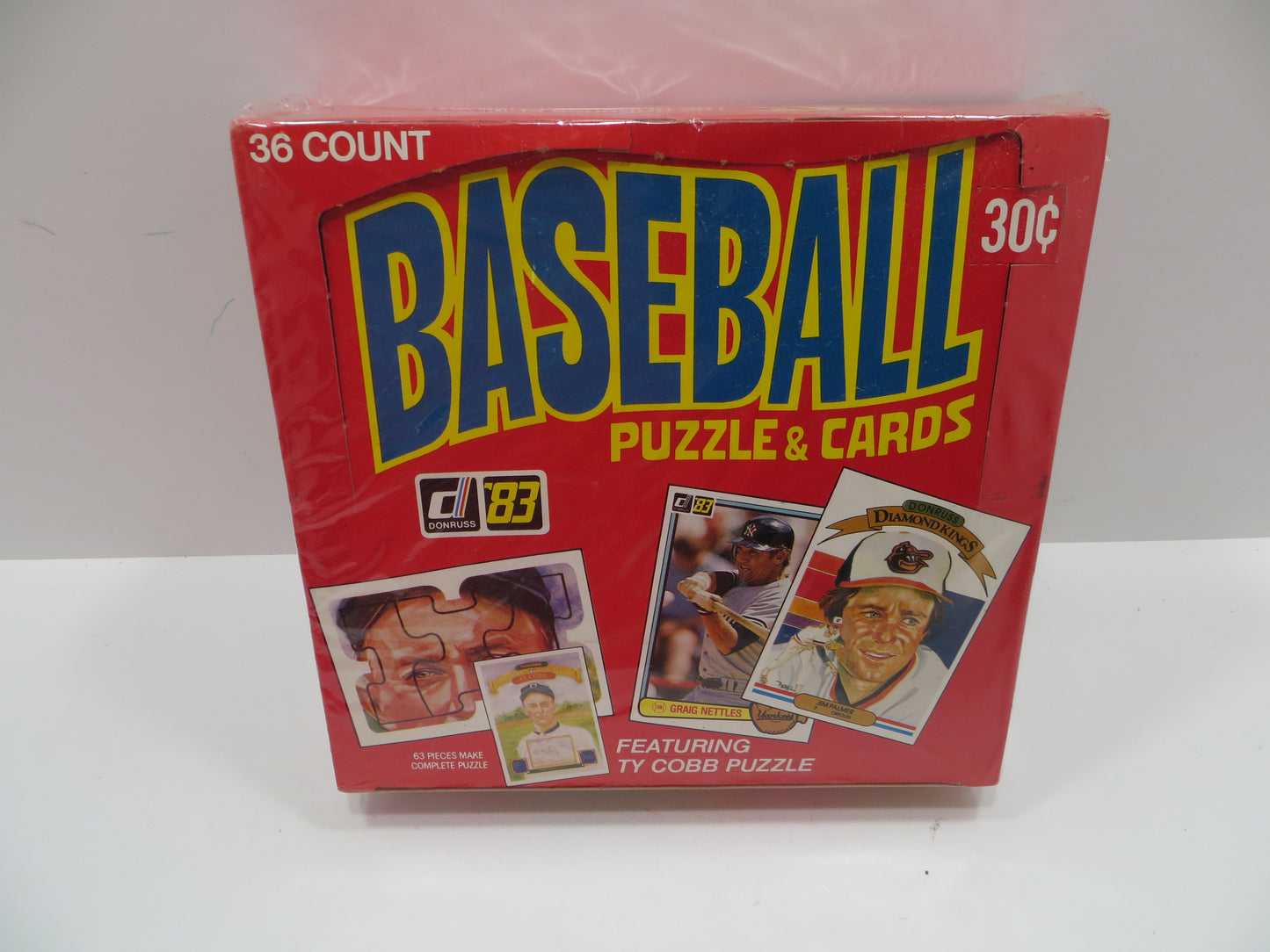 1983 DONRUSS BASEBALL EMPTY BOX Lot of 6