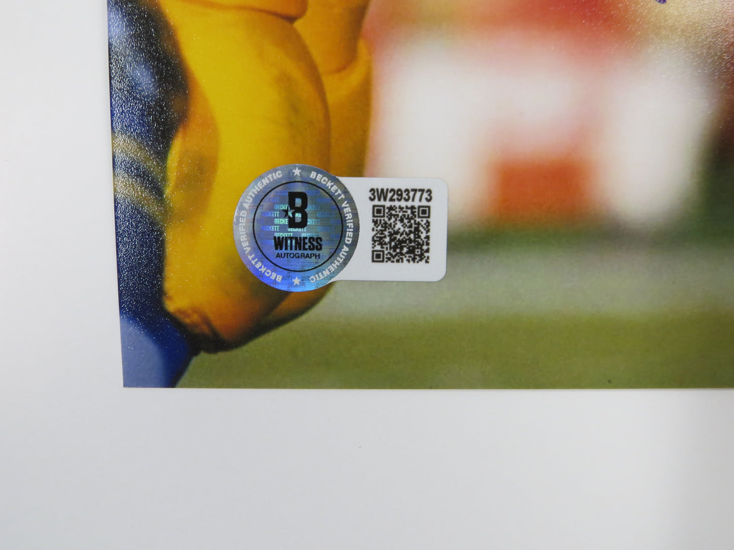 RICKEY JACKSON NEW ORLEANS SAINTS SIGNED 8x10 PHOTO v RAMS w/HOF2010 BAS