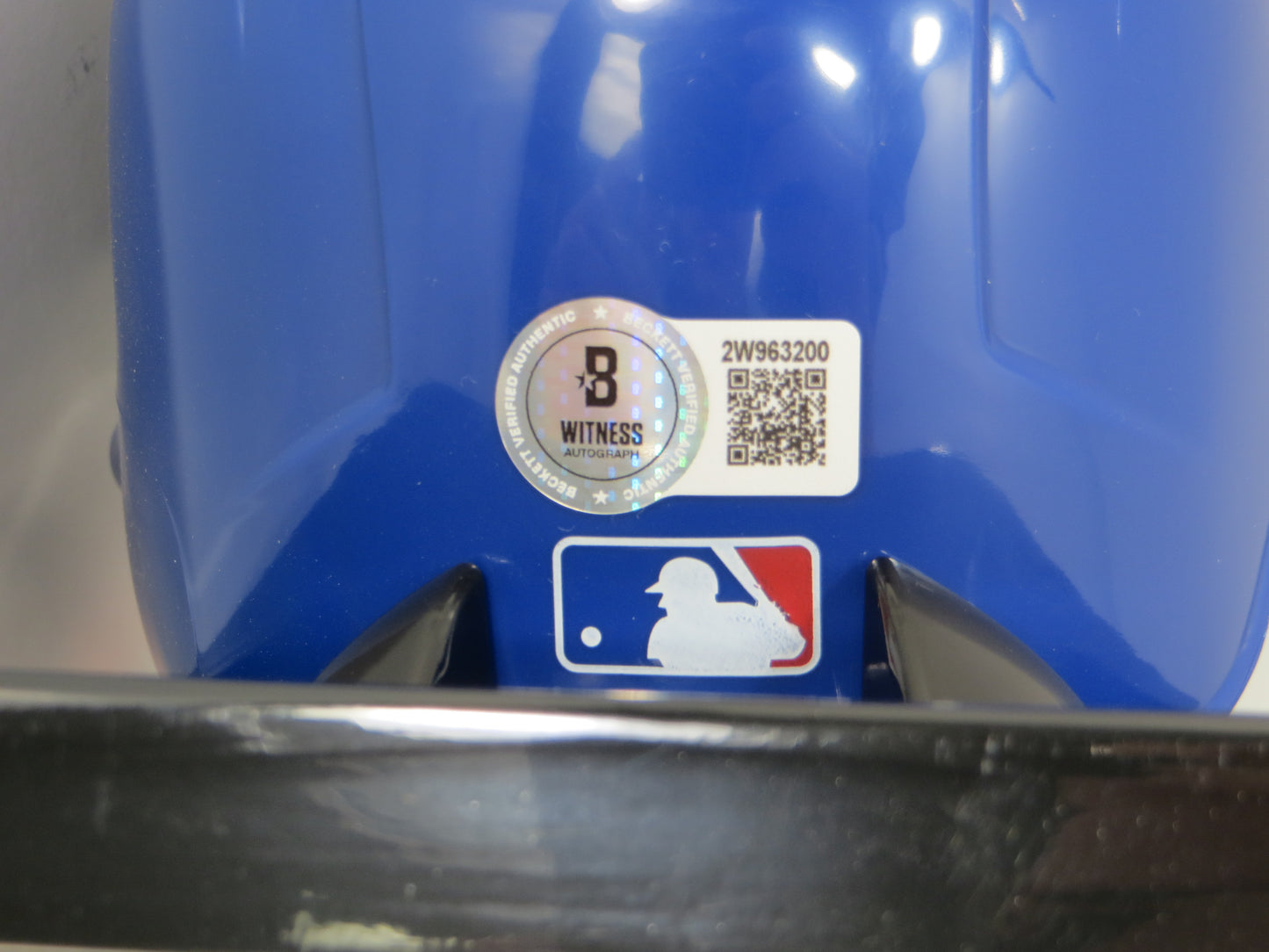 SEBASTIAN WALCOTT SIGNED TEXAS RANGERS MINI RAWLINGS BATTING HELMET BAS