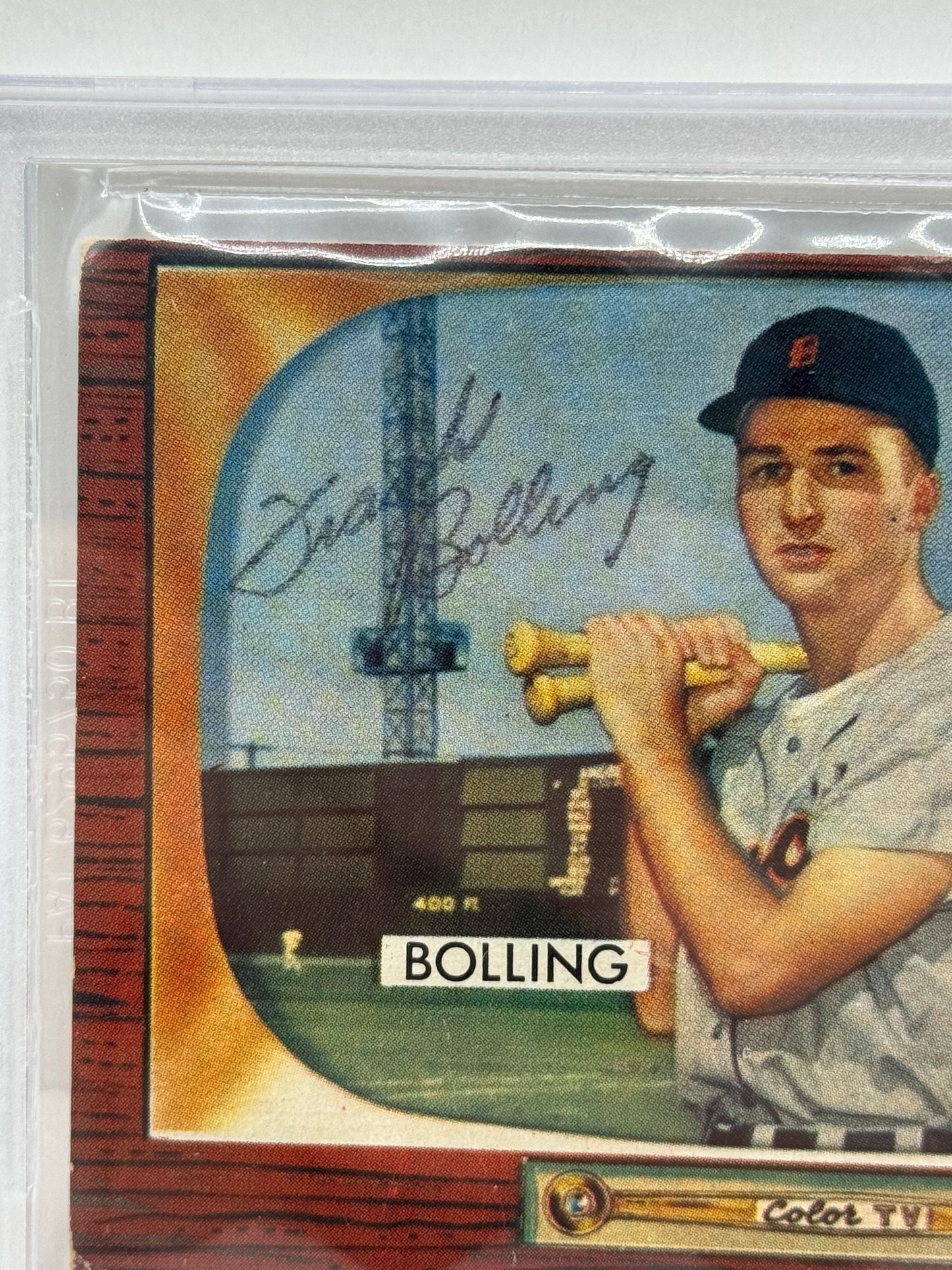 1955 Bowman Frank Bolling #204B Auto Beckett Authentic Deceased in 2020