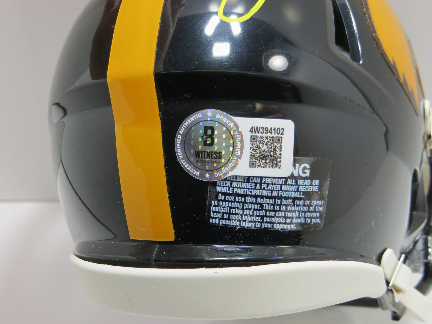 BOB STOOPS SIGNED IOWA HAWKEYES MINI HELMET Oklahoma Sooners BAS