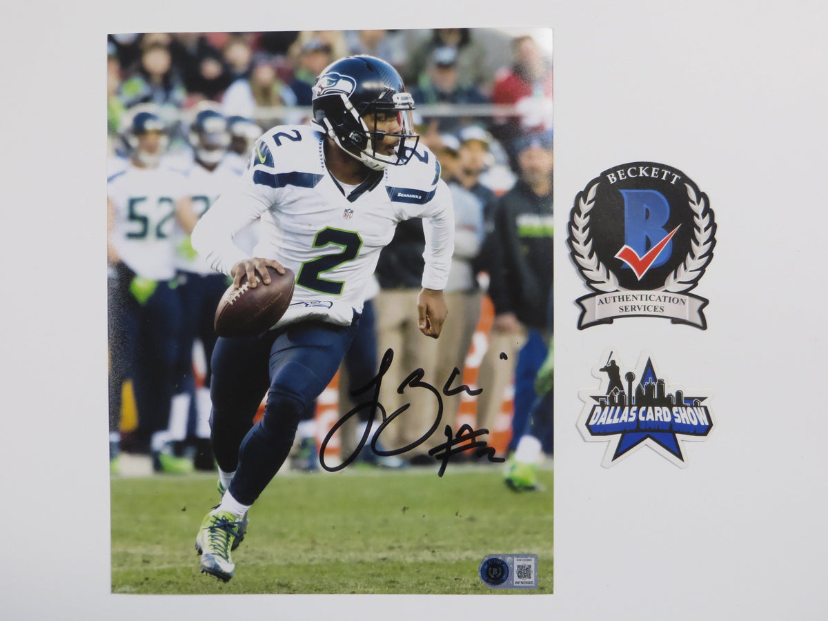 TREVONE BOYKIN SEATTLE SEAHAWKS SIGNED 8x10 PHOTO TCU BAS