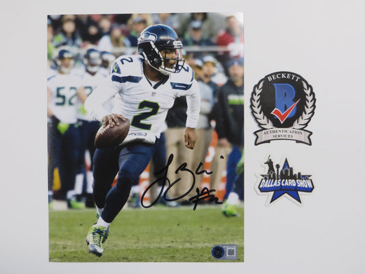 TREVONE BOYKIN SEATTLE SEAHAWKS SIGNED 8x10 PHOTO TCU BAS