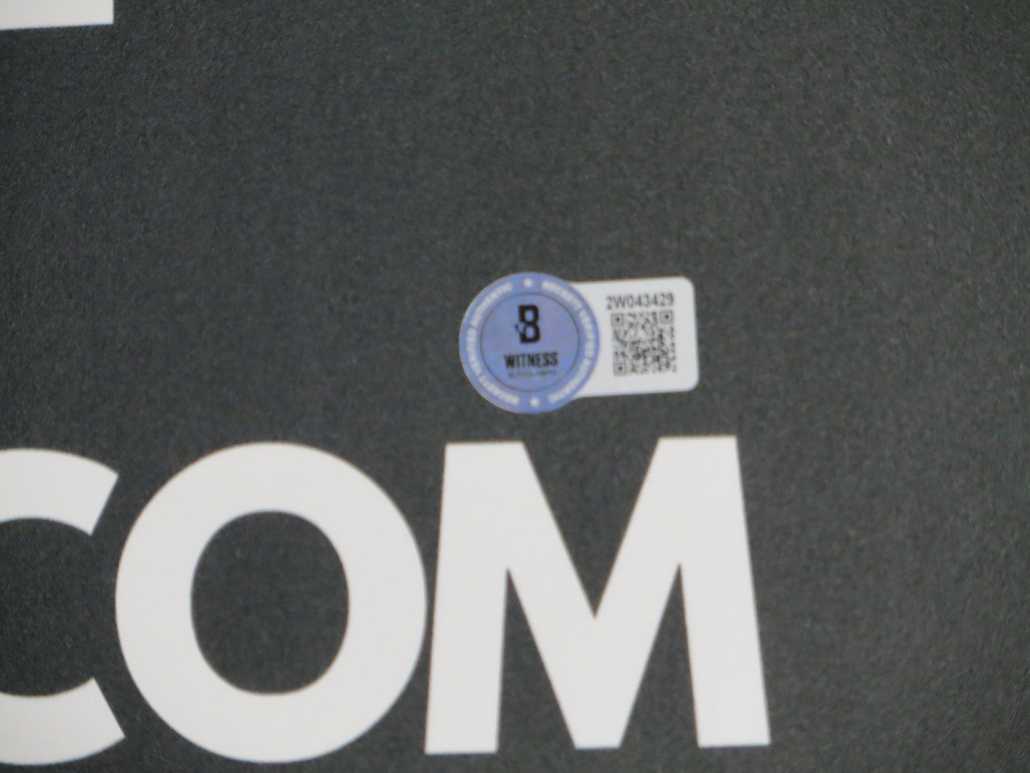 IAN KINSLER TEXAS RANGERS SIGNED 24x36 Dallas Card Show FOAM BOARD BAS COA 2