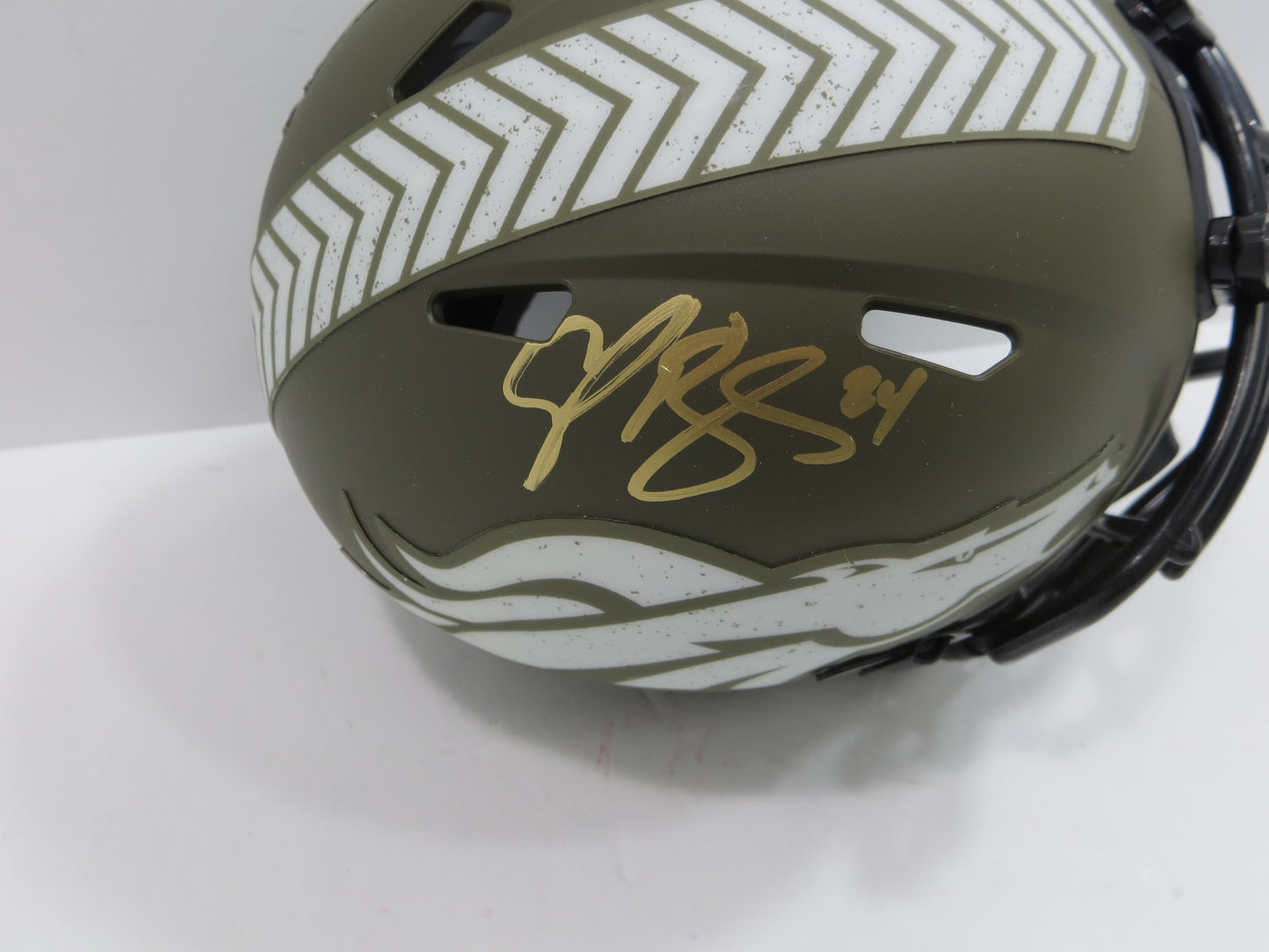 CHAMP BAILEY DENVER BRONCOS SIGNED Mini Helmet Georgia Bulldogs JSA COA