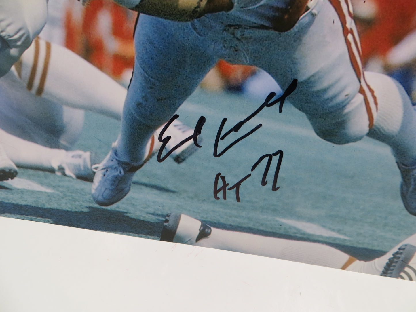 EARL CAMPBELL Texas Longhorns SIGNED 16x20 PHOTO w/HT 77 Houston Oilers BAS