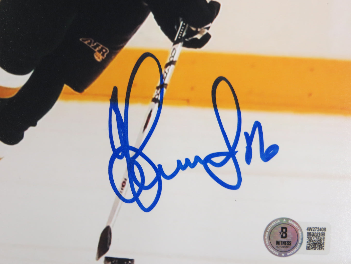 SERGEI ZUBOV DALLAS STARS SIGNED On Ice PHOTO Soviet Union RUSSIA BAS