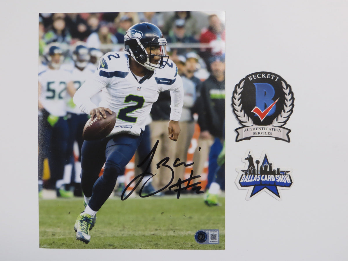 TREVONE BOYKIN SEATTLE SEAHAWKS SIGNED 8x10 PHOTO TCU BAS