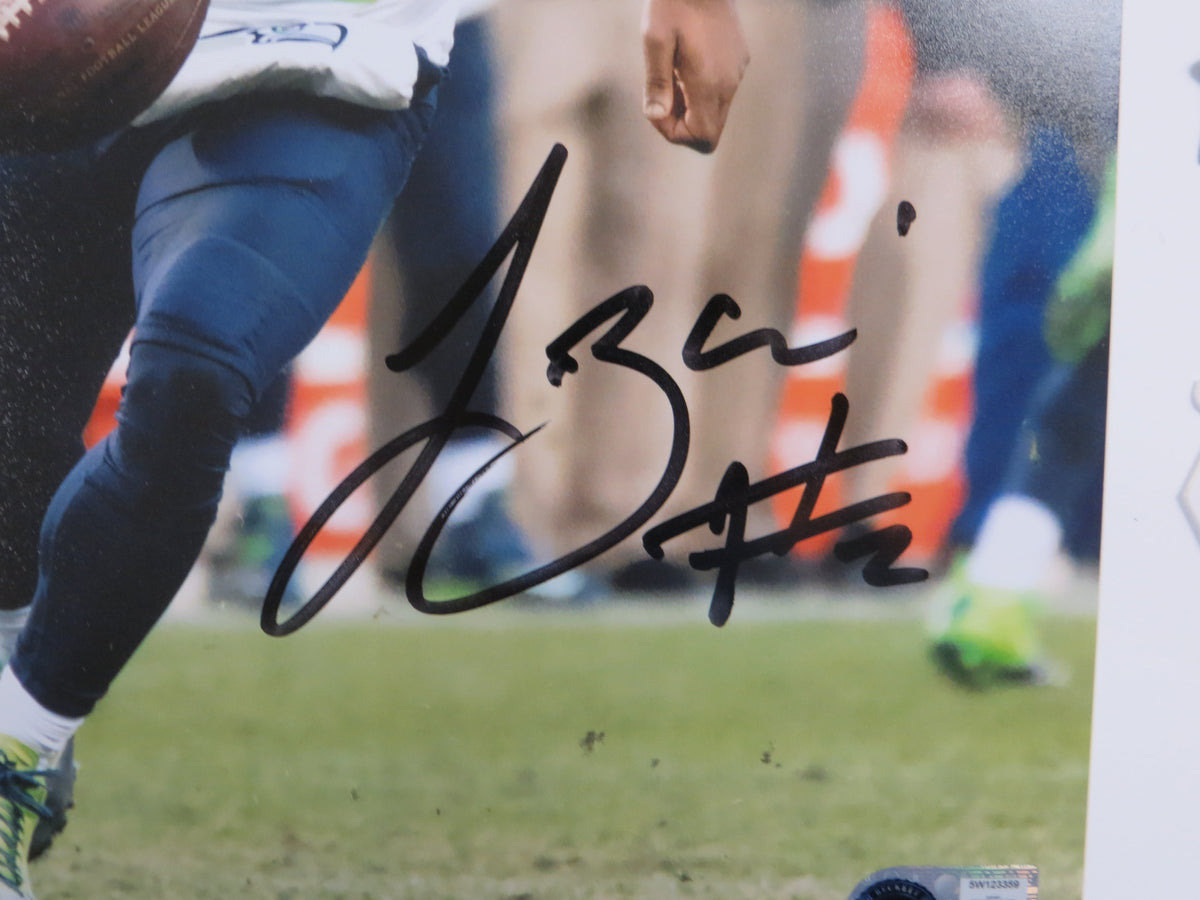 TREVONE BOYKIN SEATTLE SEAHAWKS SIGNED 8x10 PHOTO TCU BAS