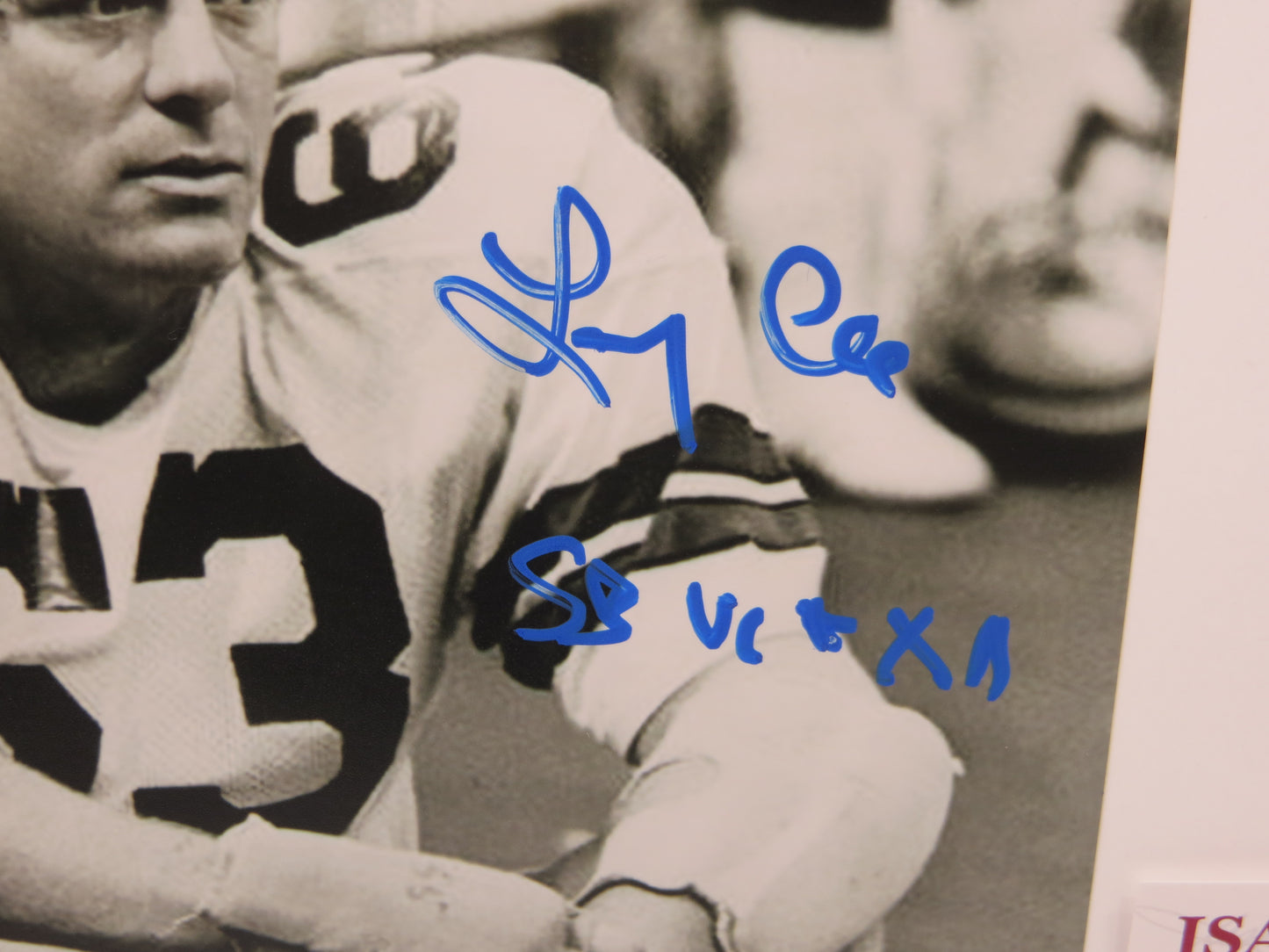 LARRY COLE Dallas Cowboys SIGNED 8x10 PHOTO w/SB VI & XII JSA COA