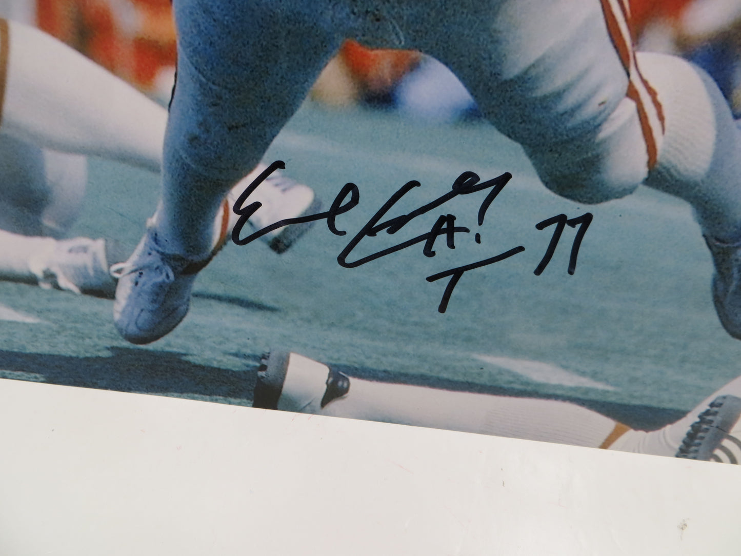 EARL CAMPBELL Texas Longhorns SIGNED 16x20 PHOTO w/HT 77 Houston Oilers BAS