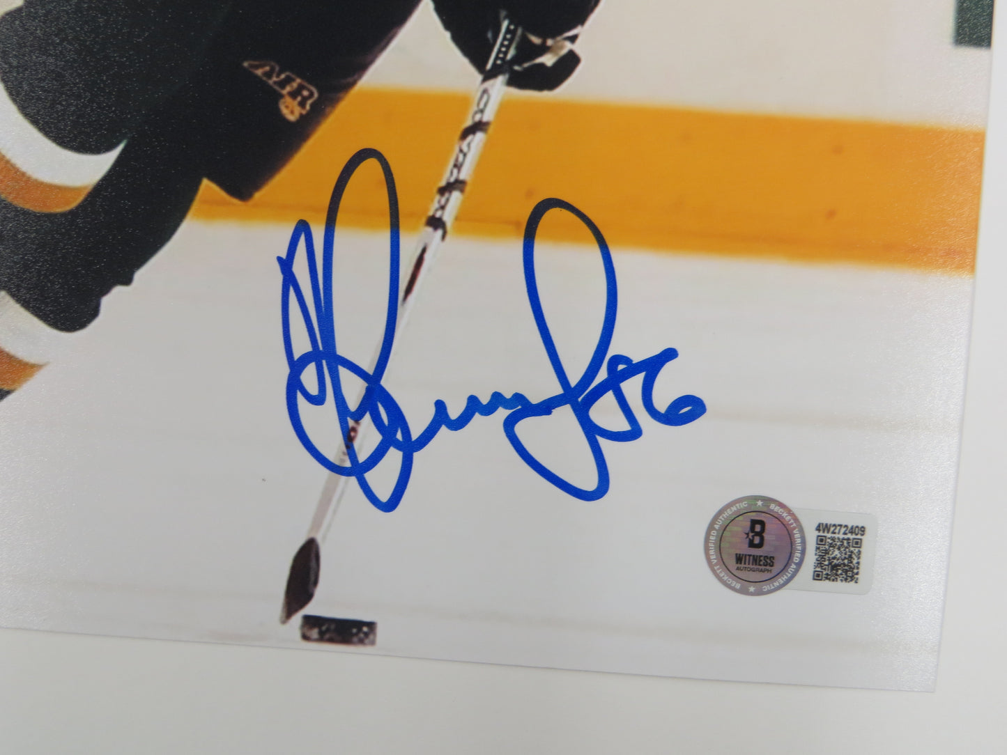 SERGEI ZUBOV DALLAS STARS SIGNED On Ice PHOTO Soviet Union RUSSIA BAS
