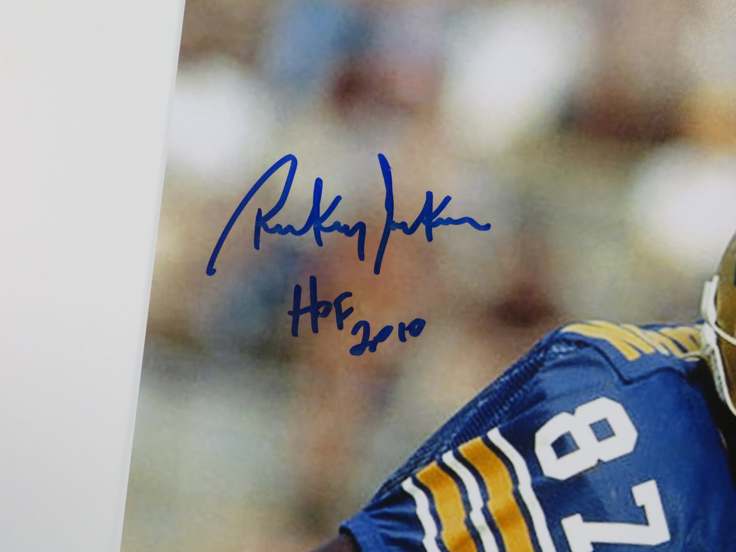 RICKEY JACKSON PITT PANTHERS SIGNED 8x10 PHOTO New Orleans Saints wHOF2010 BAS