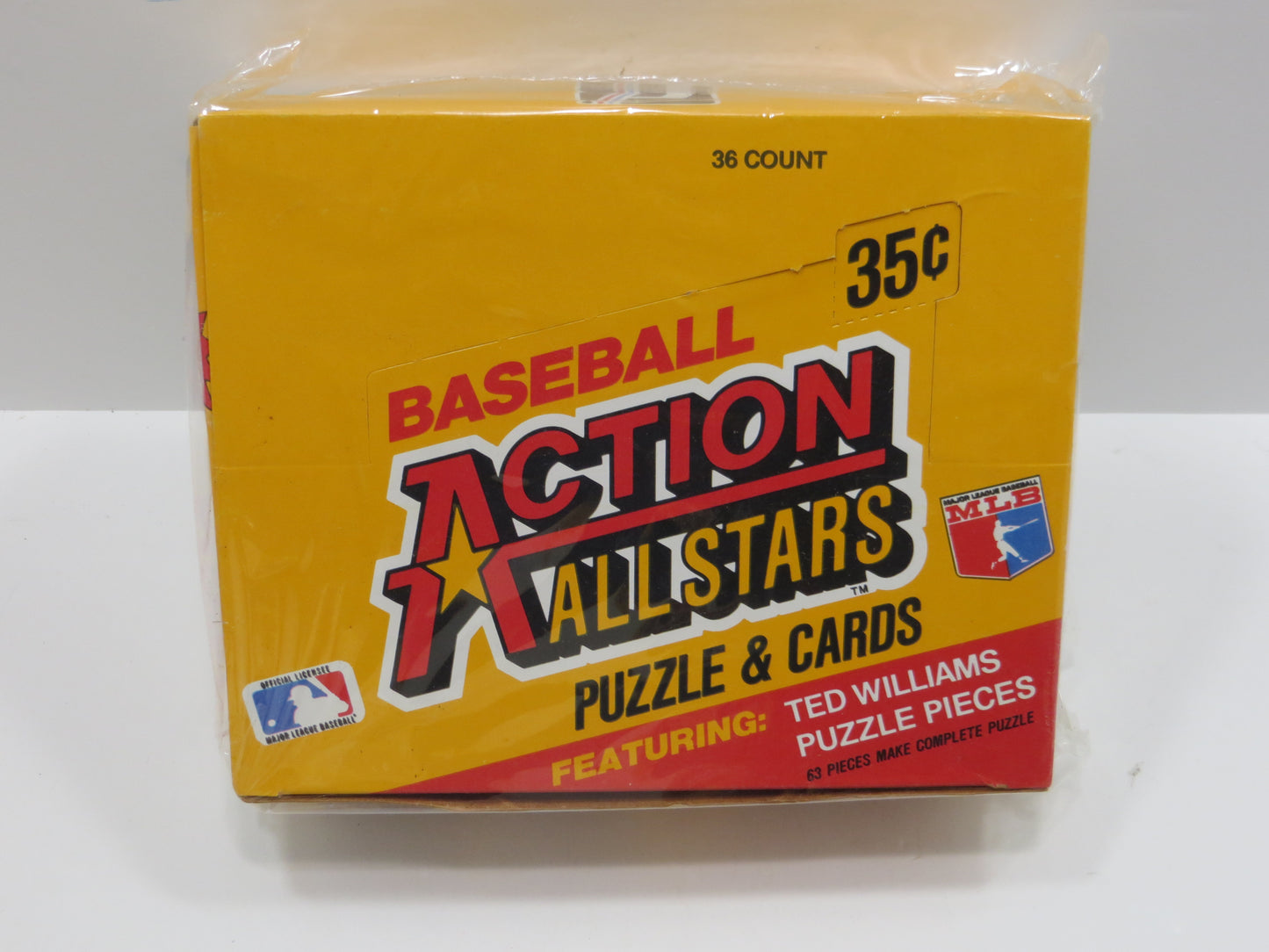 1984 DONRUSS BASEBALL ACTION ALL STARS EMPTY BOX Lot of 2 BOXES
