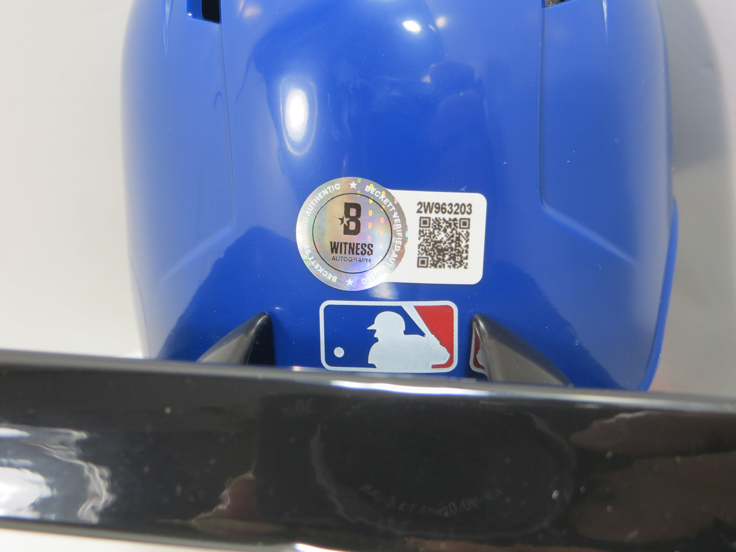 SEBASTIAN WALCOTT SIGNED TEXAS RANGERS MINI RAWLINGS BATTING HELMET BAS