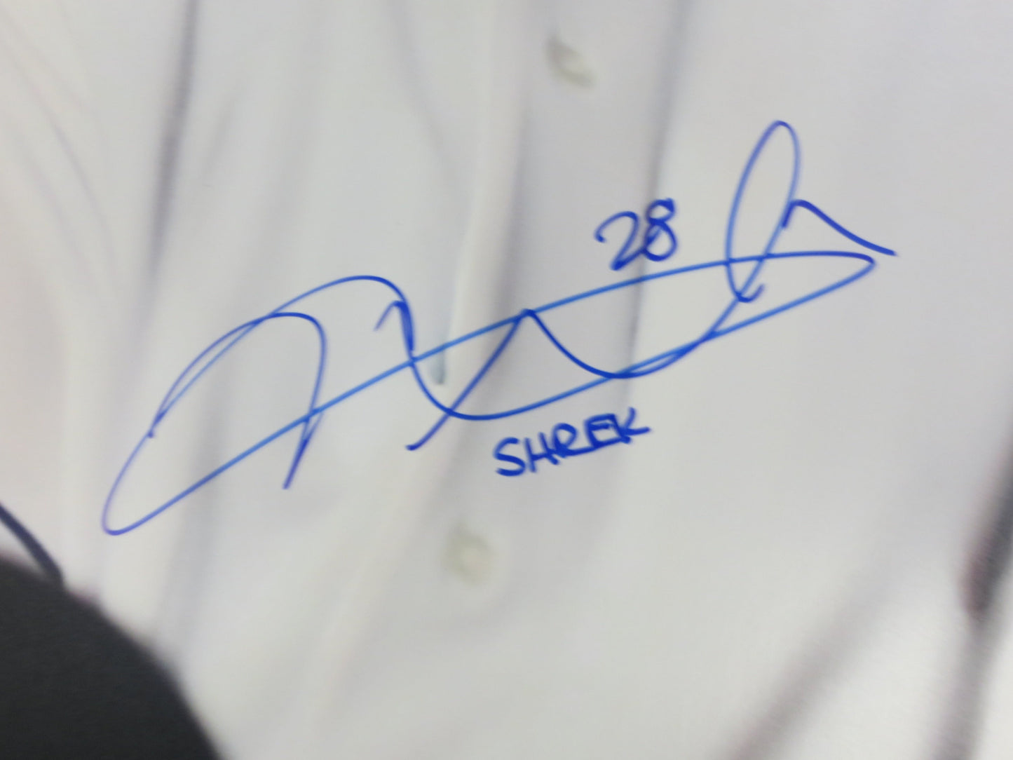 KEVIN MENCH TEXAS RANGERS SIGNED 24x36 Dallas Card Show FOAM BOARD BAS COA