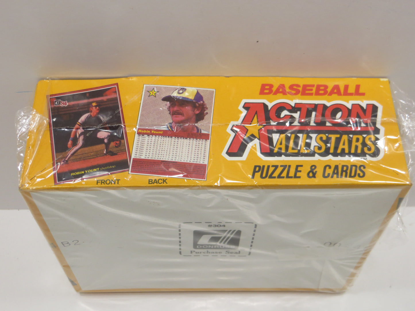 1984 DONRUSS BASEBALL ACTION ALL STARS EMPTY BOX Lot of 2 BOXES