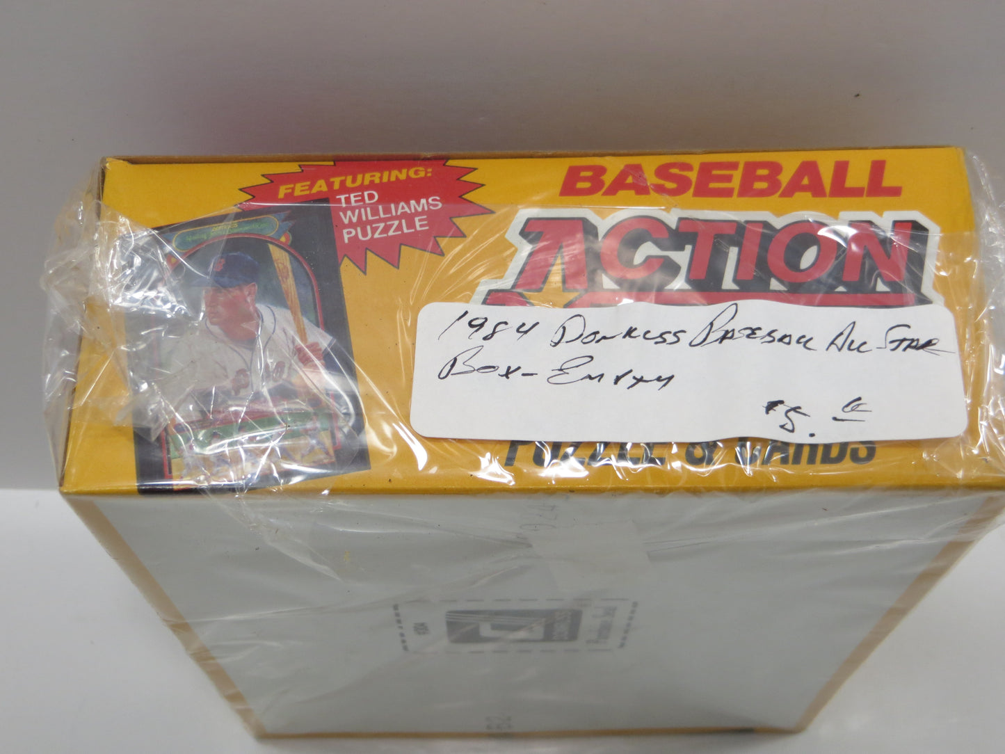 1984 DONRUSS BASEBALL ACTION ALL STARS EMPTY BOX Lot of 2 BOXES