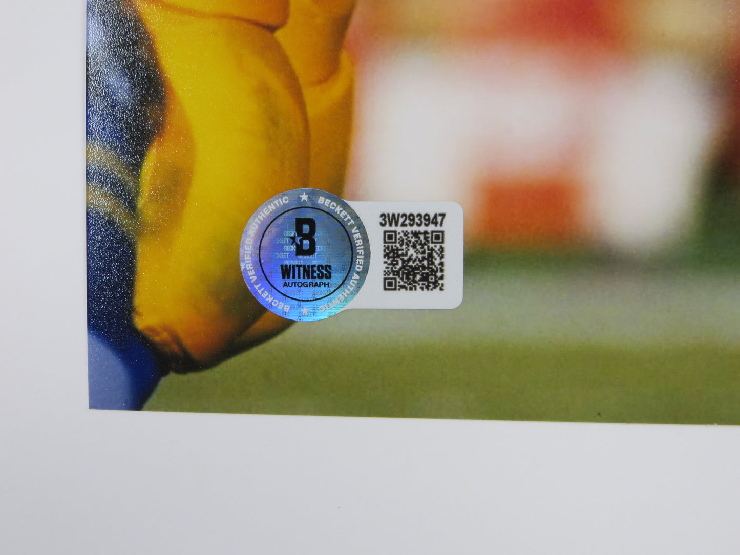 RICKEY JACKSON NEW ORLEANS SAINTS SIGNED 8x10 PHOTO vs RAMS Pitt Panthers BAS