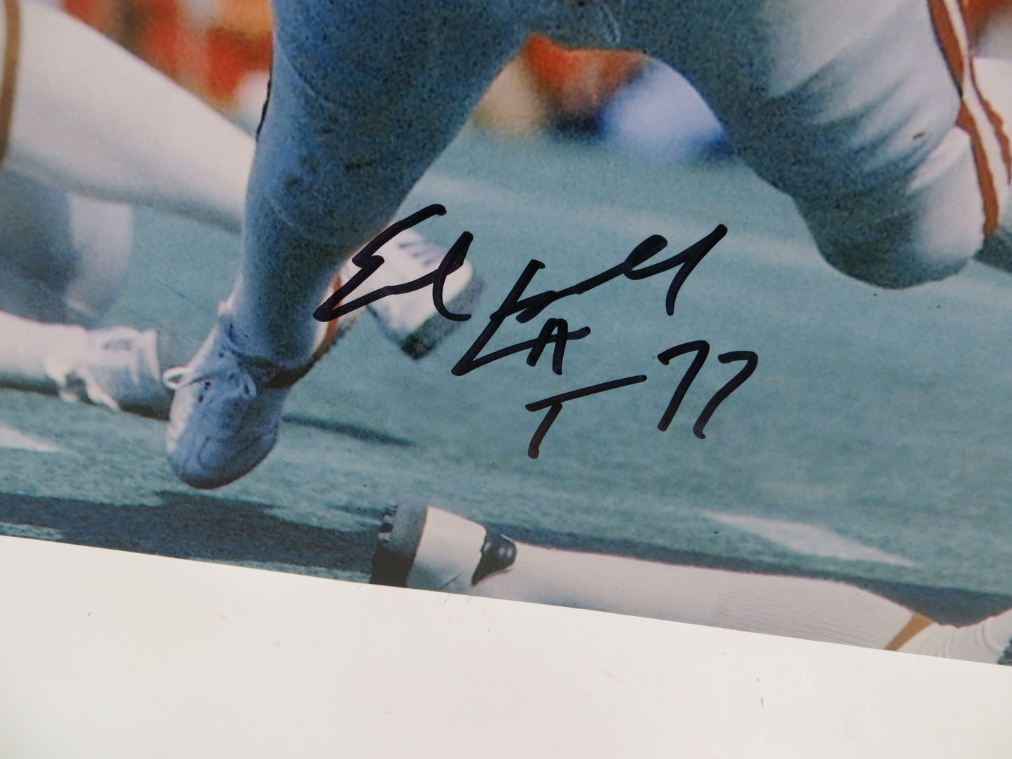 EARL CAMPBELL Texas Longhorns SIGNED 16x20 PHOTO w/HT 77 Houston Oilers BAS