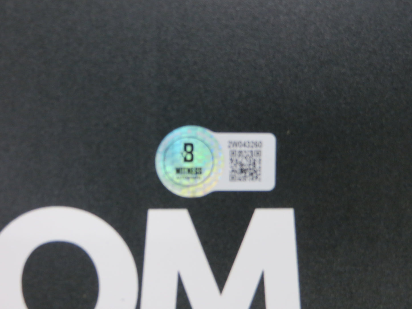 BOB LILLY DALLAS COWBOYS SIGNED 24x26 Dallas Card Show FOAM BOARD w/INSC BAS